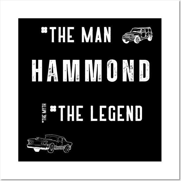 Hammond: The Man The Myth The Legend Wall Art by Ckrispy